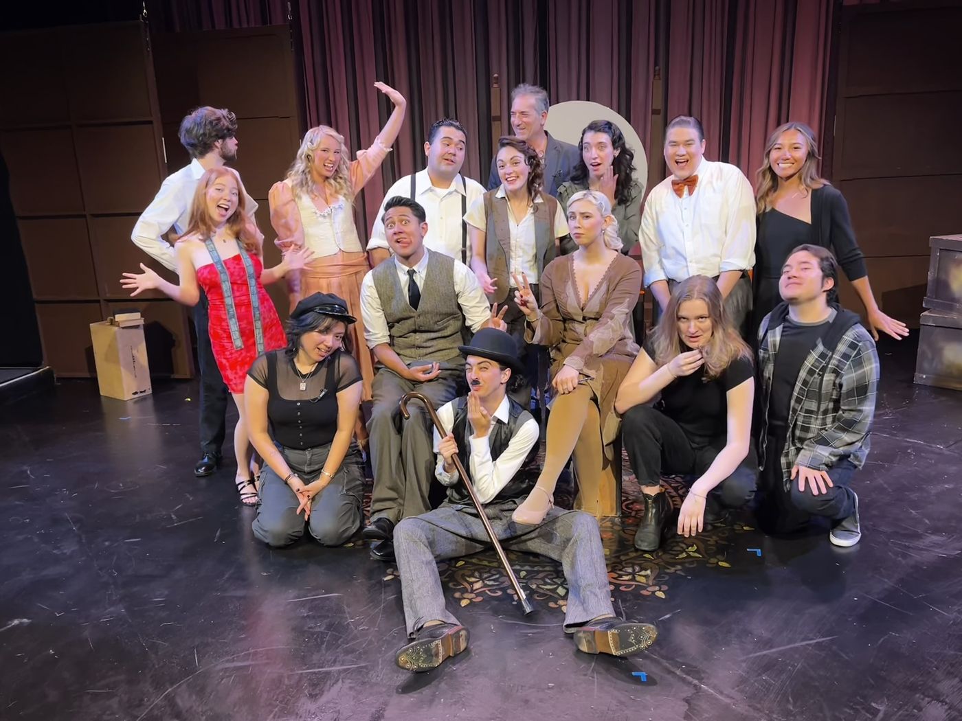 The Fun Factory company on stage